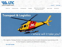 Tablet Screenshot of logisticstc.asn.au